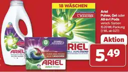 Famila Nord West Ariel Pulver, Gel oder All-in-1 Pods Angebot