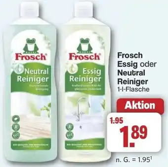 Famila Nord West Frosch Essig oder Neutral Reiniger Angebot