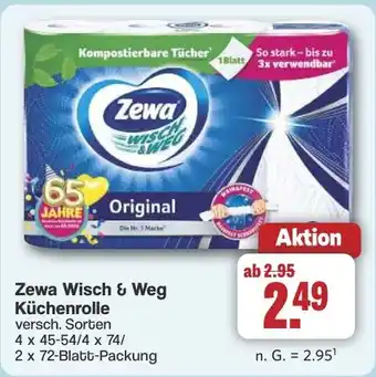 Famila Nord West Zewa Wisch & Weg Küchenrolle Angebot