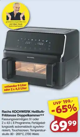 Famila Nord West Rachs KOCHWERK Heißluft- Fritteuse Doppelkammer Angebot