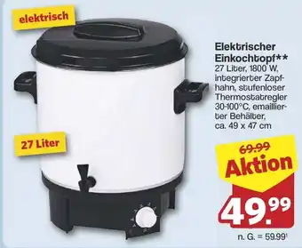 Famila Nord West Elektrischer Einkochtopf Angebot