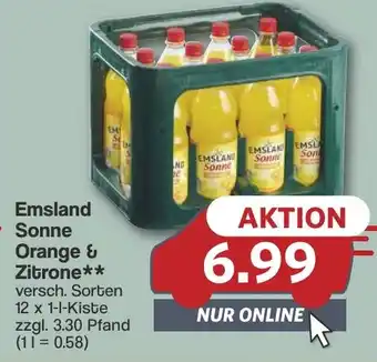 Famila Nord West Emsland Sonne Orange & Zitrone Angebot