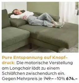 Möbel Buss Pure Entspannung auf Knopf- druck Angebot