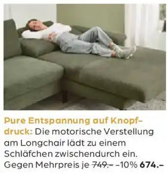 Möbel Buss Pure Entspannung auf Knopf- druck Angebot