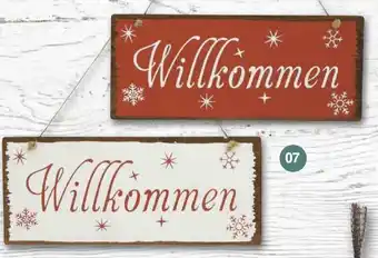 Famila Nord West Schild,,willkommen Angebot