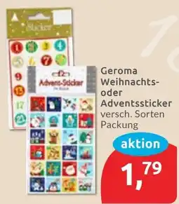 Budni Geroma Weihnachts- oder Adventssticker Angebot