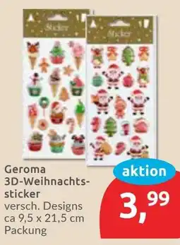 Budni Geroma 3D-Weihnachtssticker Angebot