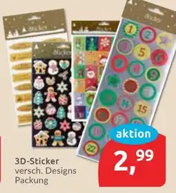Budni 3D-Sticker Angebot