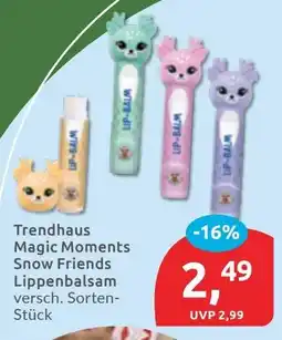 Budni Trendhaus Magic Moments Snow Friends Lippenbalsam Angebot