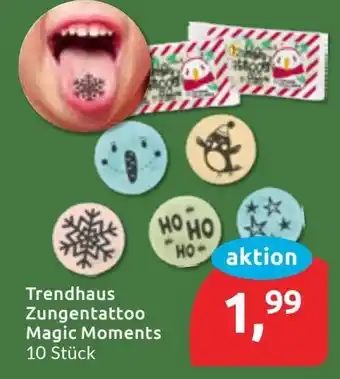 Budni Trendhaus Zungentattoo Magic Moments Angebot