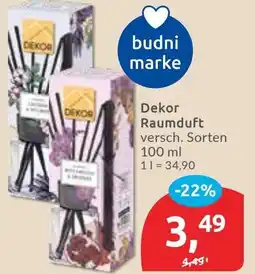 Budni Dekor Raumduft Angebot