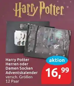 Budni Harry Potter Herren oder Damen Socken Adventskalender Angebot