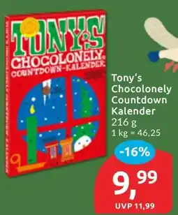 Budni Tony's Chocolonely Countdown Kalender Angebot