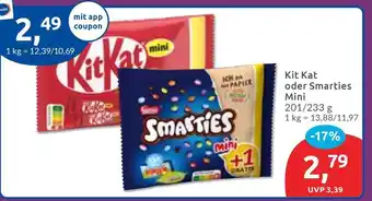 Budni Kit Kat oder Smarties Mini Angebot