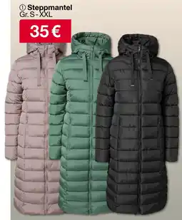 Woolworth Steppmantel Angebot