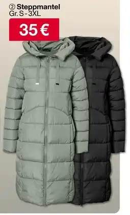 Woolworth Steppmantel Angebot