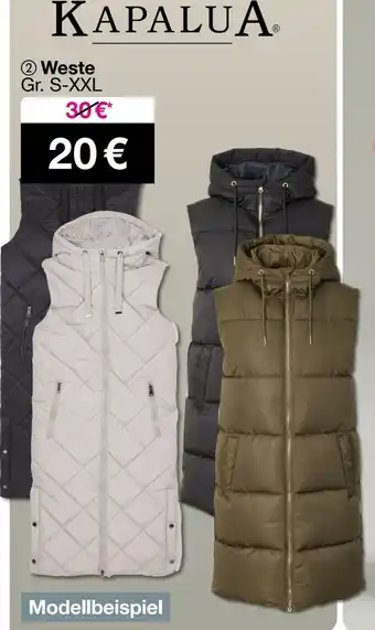 Woolworth KAPALUA Weste Angebot
