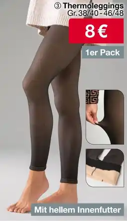Woolworth Thermoleggings Angebot