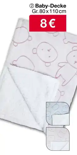 Woolworth orsalino Baby-Decke Angebot
