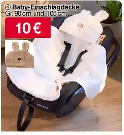 Woolworth Baby-Einschlagdecke Angebot
