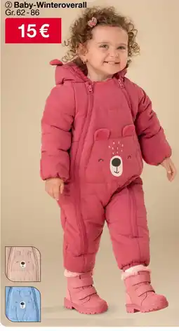 Woolworth Baby-Winteroverall Angebot