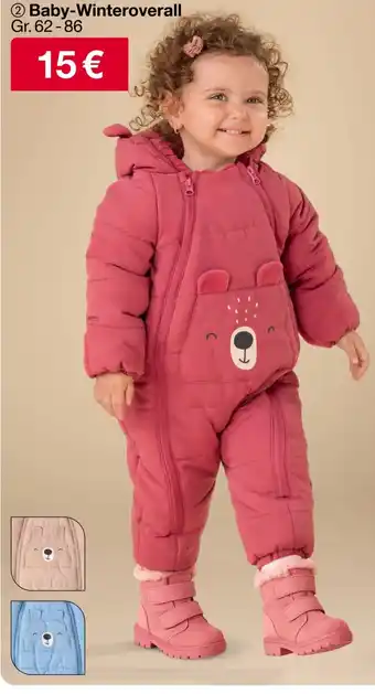Woolworth Baby-Winteroverall Angebot