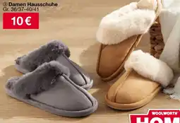 Woolworth Damen Hausschuhe Angebot