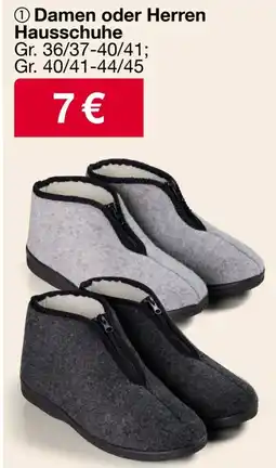 Woolworth Damen oder Herren Hausschuhe Angebot
