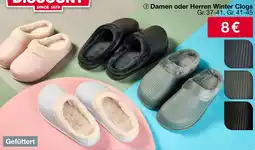 Woolworth Damen oder Herren Winter Clogs Angebot
