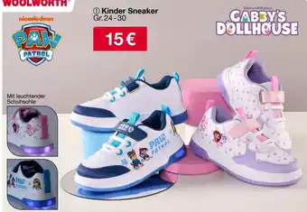 Woolworth Kinder Sneaker Angebot