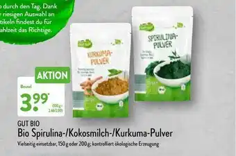 Aldi Nord Gut Bio Bio Spirulina-, Kokosmilch- Oder Kurkuma-pulver Angebot