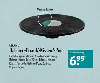 Aldi Nord Crane Balance-board, -kissen Oder -pods Angebot