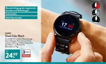 Aldi Nord Sempre Smart Color Watch Angebot