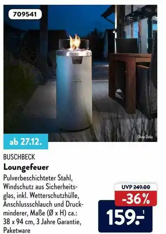 Aldi Nord Buschbeck Loungefeuer Angebot