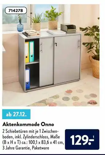 Aldi Nord Aktenkommode Onno Angebot