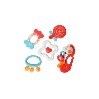 Netto Marken-Discount Lorelli Babyrassel-Set 5-teilig Greifling Beißring verschiedene Motive ab Geburt bunt Angebot