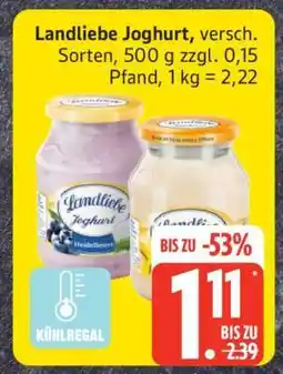 Edeka LANDLIEBE Joghurt Angebot