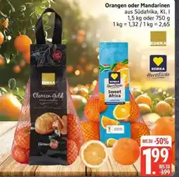 Edeka Orangen oder Mandarinen Angebot