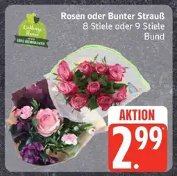 Edeka Rosen oder Bunter Strauß Angebot