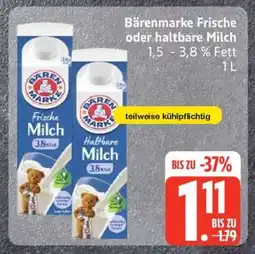 Edeka Bärenmarke Frische oder haltbare Milch Angebot