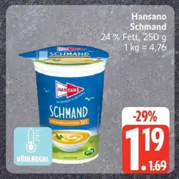 Edeka Hansano Schmand Angebot