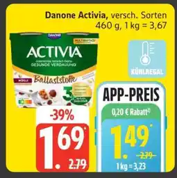 Edeka Danone Activia versch . Sorten Angebot