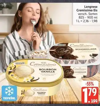 Edeka Langnese Cremissimo Eis Angebot