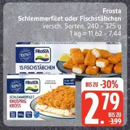 Edeka FROSTA Schlemmerfilet oder Fischstäbchen Angebot