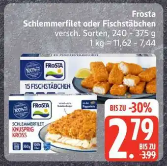 Edeka FROSTA Schlemmerfilet oder Fischstäbchen Angebot