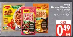 Edeka MAGGI Fix oder Würzpaste Angebot