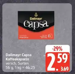 Edeka DALLMAYR Capsa Kaffeekapseln Angebot