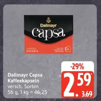 Edeka DALLMAYR Capsa Kaffeekapseln Angebot