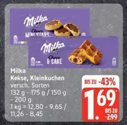 Edeka Milka Kekse, Kleinkuchen Angebot