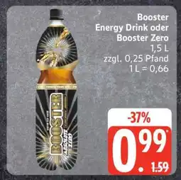 Edeka Booster Energy Drink oder Booster Zero Angebot